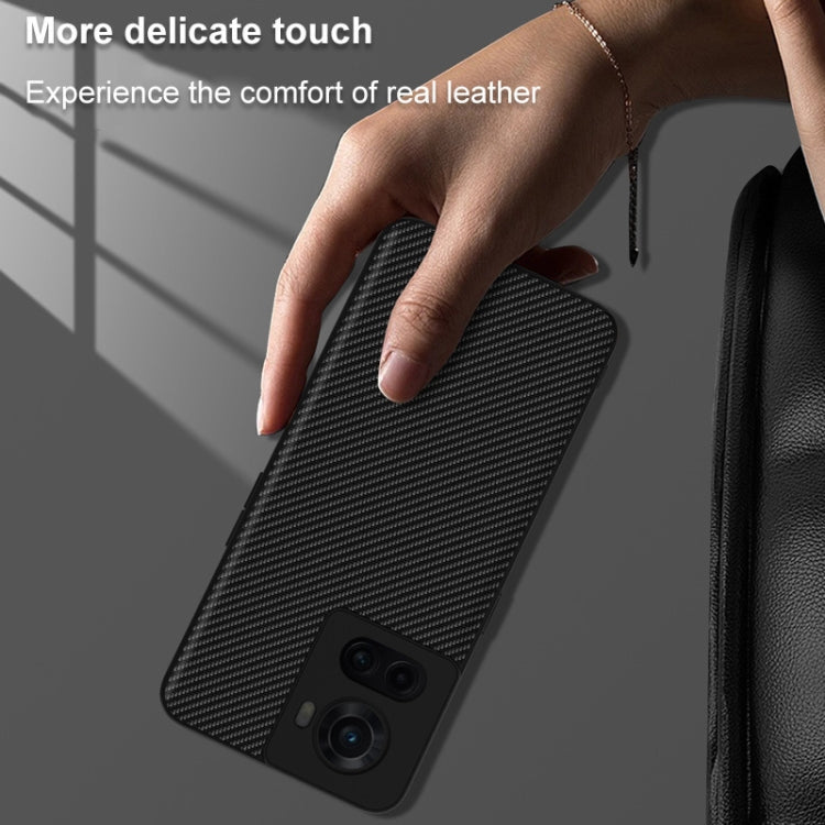 For OnePlus 10R / Ace Ultra-thin Carbon Fiber Texture Printing Phone Case