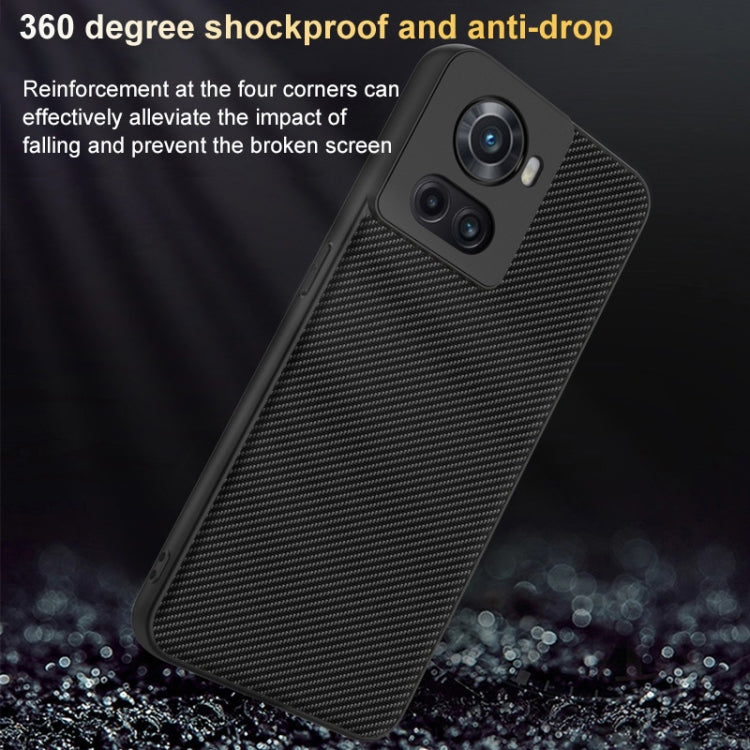 For OnePlus 10R / Ace Ultra-thin Carbon Fiber Texture Printing Phone Case