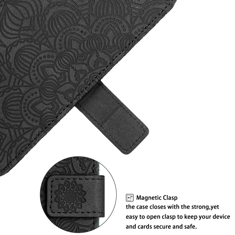 For Samsung Galaxy A23 Mandala Embossed Flip Leather Phone Case