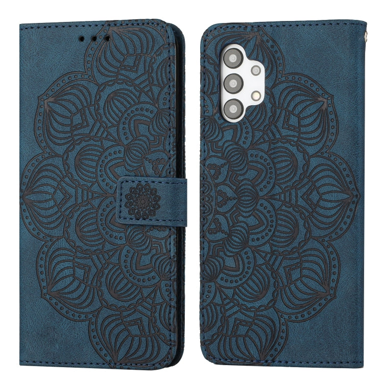 For Samsung Galaxy A32 5G Mandala Embossed Flip Leather Phone Case