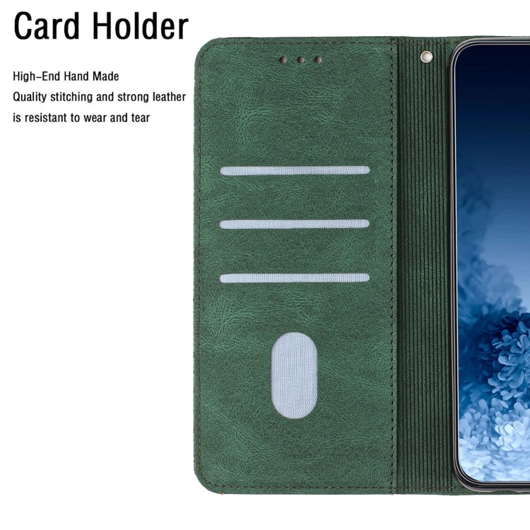 For Samsung Galaxy S21+ 5G Mandala Embossed Flip Leather Phone Case