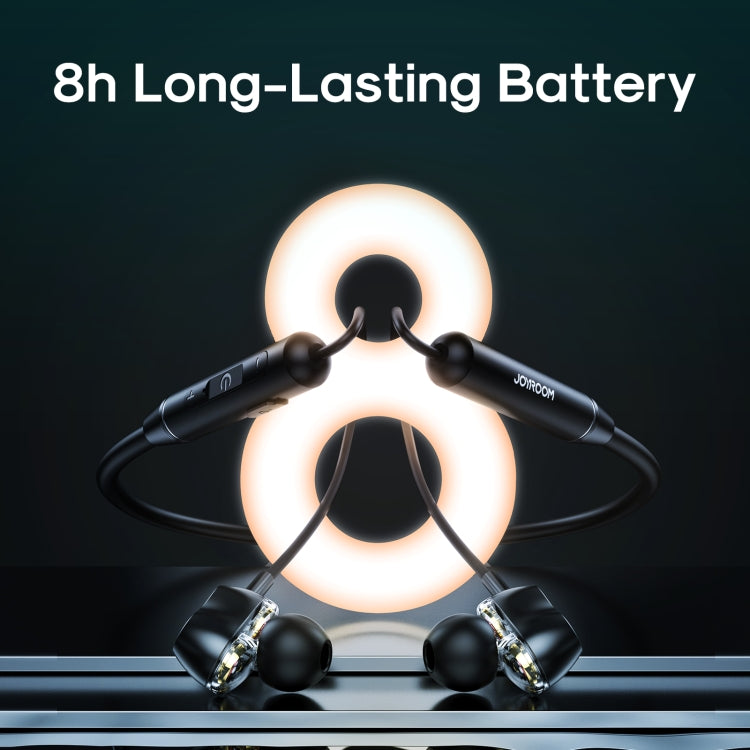 JOYROOM JR-DY01 Neckband Wireless Bluetooth Magnetic Dual Dynamic In-ear Sports Outdoor Earphone