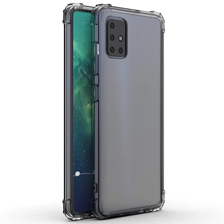 For Galaxy A51 Shockproof Transparent TPU Protective Case