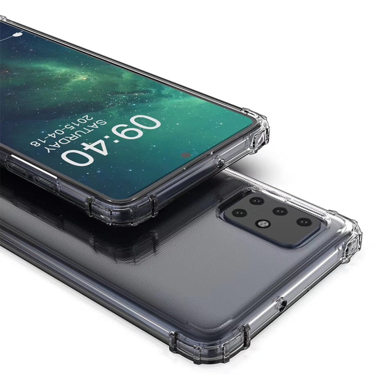 For Galaxy A51 Shockproof Transparent TPU Protective Case