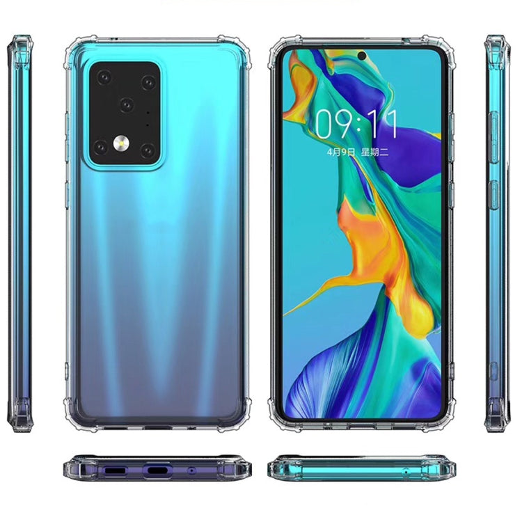 For Galaxy S20 Ultra Shockproof Transparent TPU Protective Case