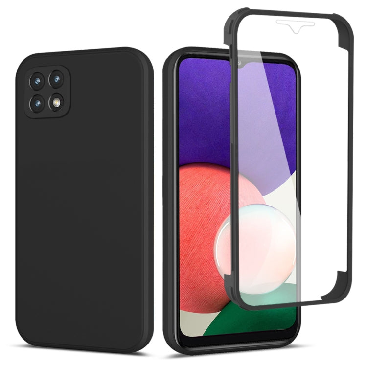 For Samsung Galaxy A22 5G Imitation Liquid Silicone 360 Full Body Phone Case
