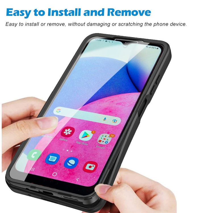 For Samsung Galaxy A22 5G Imitation Liquid Silicone 360 Full Body Phone Case
