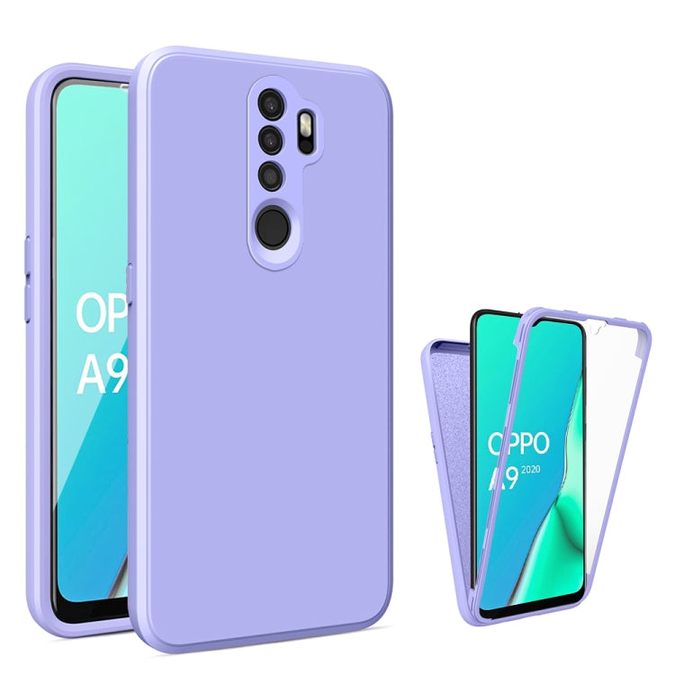 For Oppo A9 2020 Imitation Liquid Silicone 360 Full Body Phone Case