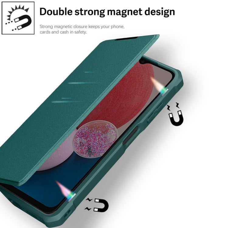 For Samsung Galaxy A13 Magnetic Flip Leather Phone Case