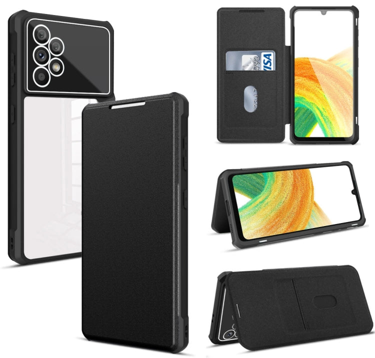 For Samsung Galaxy A33 Magnetic Flip Leather Phone Case