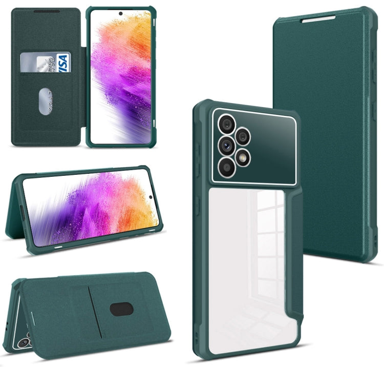 For Samsung Galaxy A73 5G Magnetic Flip Leather Phone Case