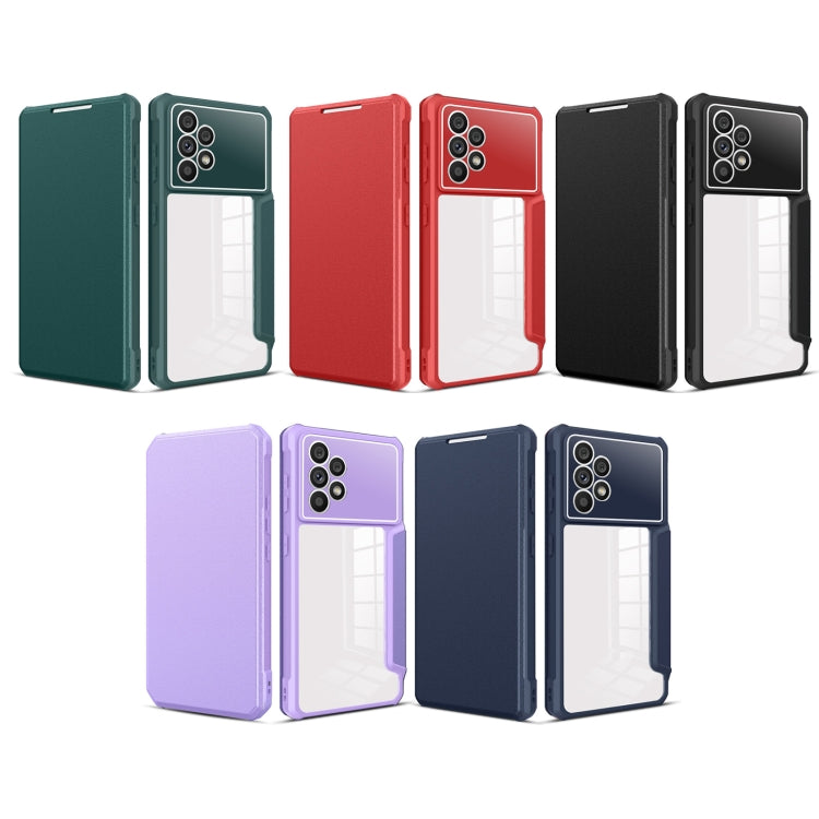 For Samsung Galaxy A73 5G Magnetic Flip Leather Phone Case