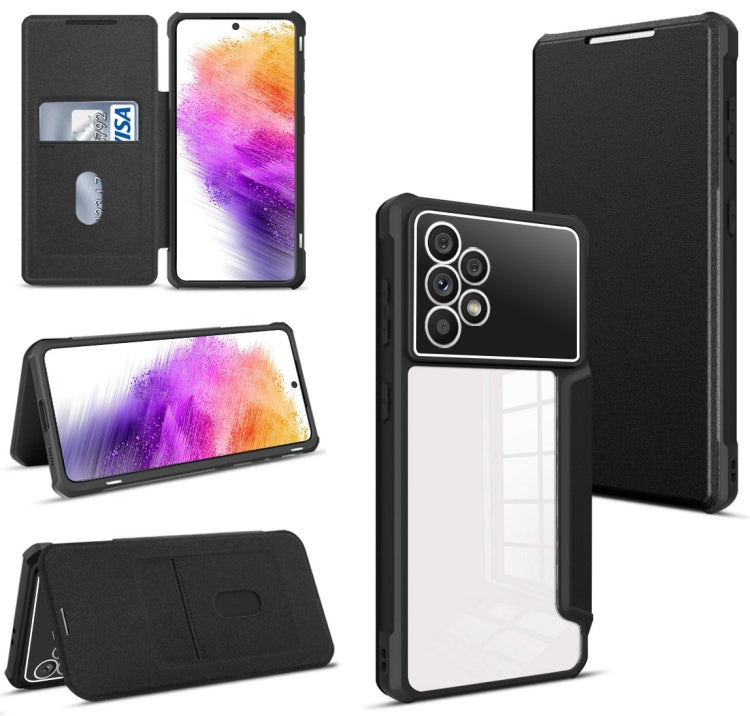 For Samsung Galaxy A73 5G Magnetic Flip Leather Phone Case