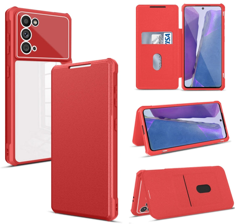 For Samsung Galaxy Note20 Magnetic Flip Leather Phone Case