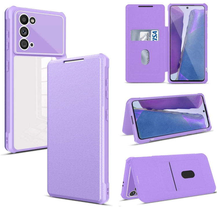 For Samsung Galaxy Note20 Magnetic Flip Leather Phone Case