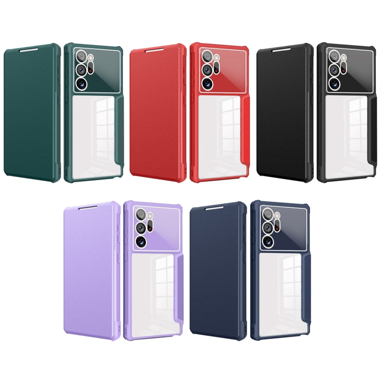 For Samsung Galaxy Note20 Ultra Magnetic Flip Leather Phone Case
