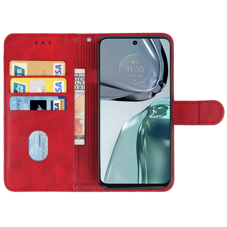 For Motorola Moto G62 5G Leather Phone Case
