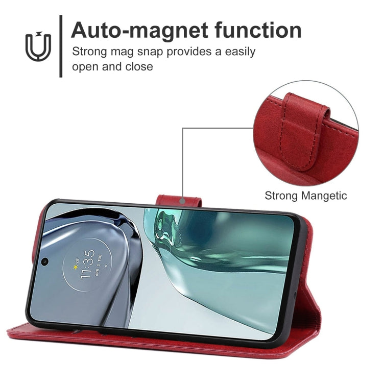 For Motorola Moto G62 5G Leather Phone Case