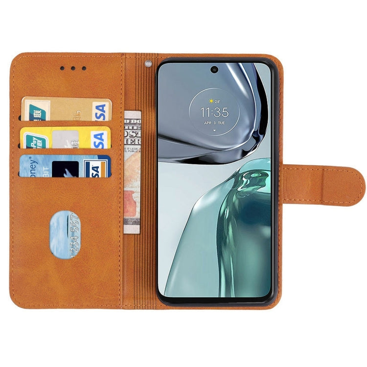 For Motorola Moto G62 5G Leather Phone Case
