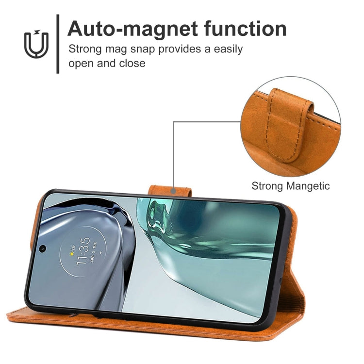 For Motorola Moto G62 5G Leather Phone Case