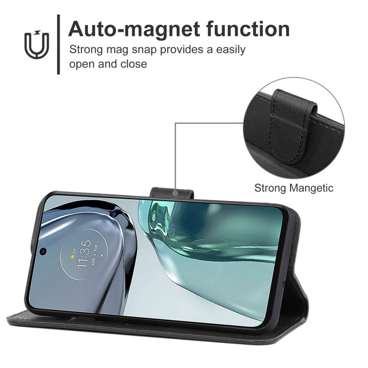 For Motorola Moto G62 5G Leather Phone Case