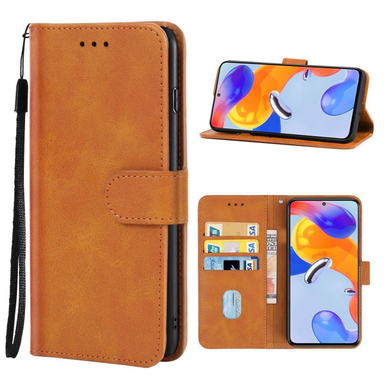 For Xiaomi Redmi Note 11 Pro 5G Leather Phone Case
