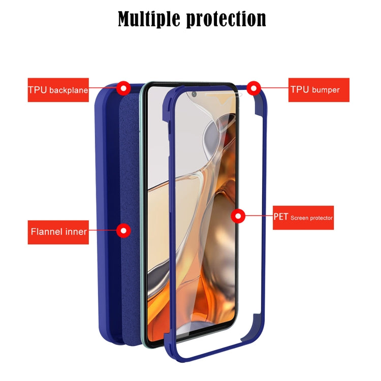 For Xiaomi 11T Pro Imitation Liquid Silicone 360 Full Body Phone Case