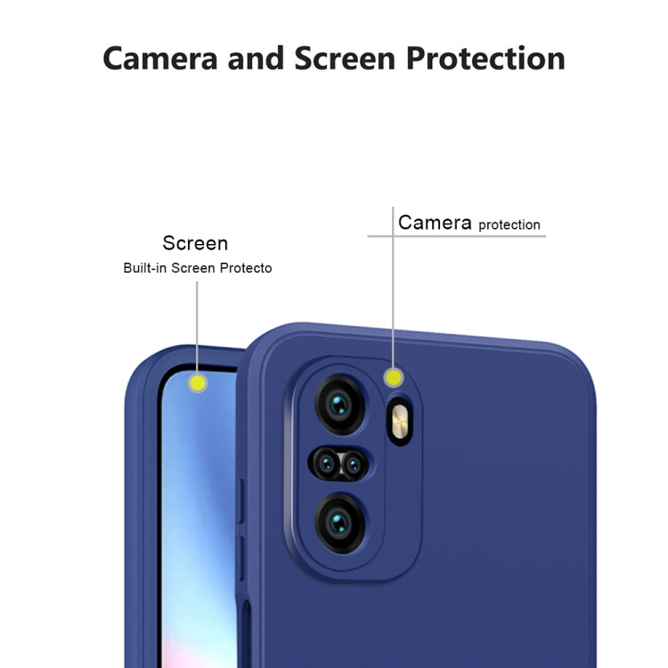 For Xiaomi Redmi K40 Imitation Liquid Silicone 360 Full Body Phone Case