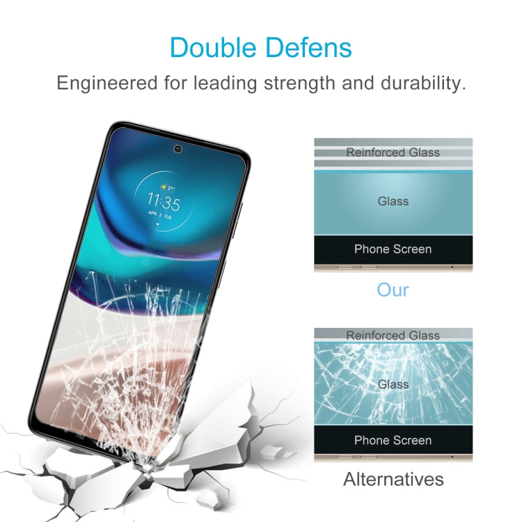 10 PCS 0.26mm 9H 2.5D Tempered Glass Film For Motorola Moto G42