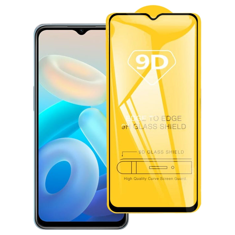 9D Full Glue Screen Tempered Glass Film For vivo Y72T / iQOO Z5x / iQOO Z6x / Y73t / Y75s