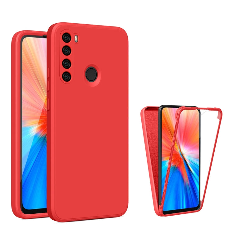 For Xiaomi Redmi Note 8 Imitation Liquid Silicone 360 Full Body Phone Case