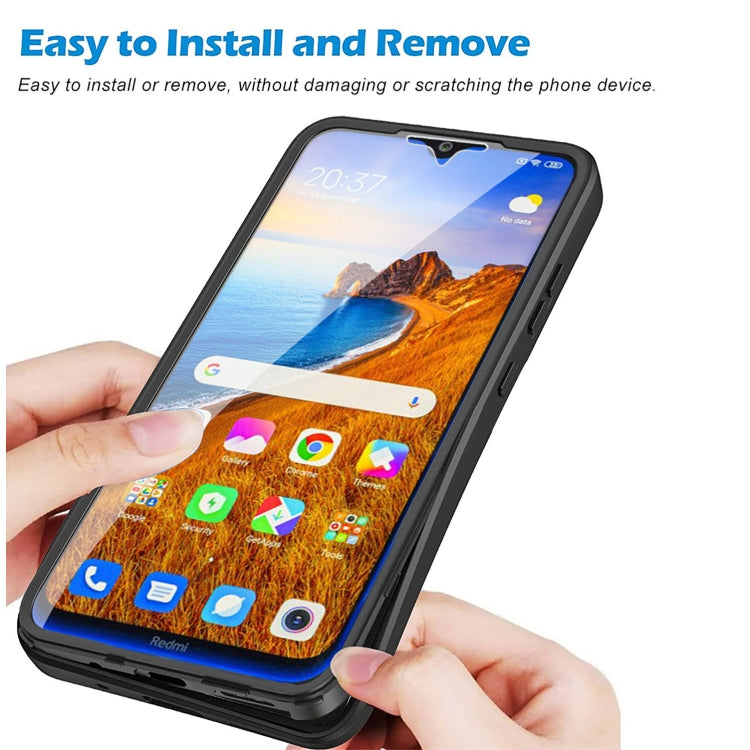 For Xiaomi Redmi Note 8 Imitation Liquid Silicone 360 Full Body Phone Case