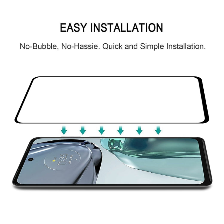 Full Glue Cover Screen Protector Tempered Glass Film For Motorola Moto G62 5G / Moto G32 / Moto G62 India