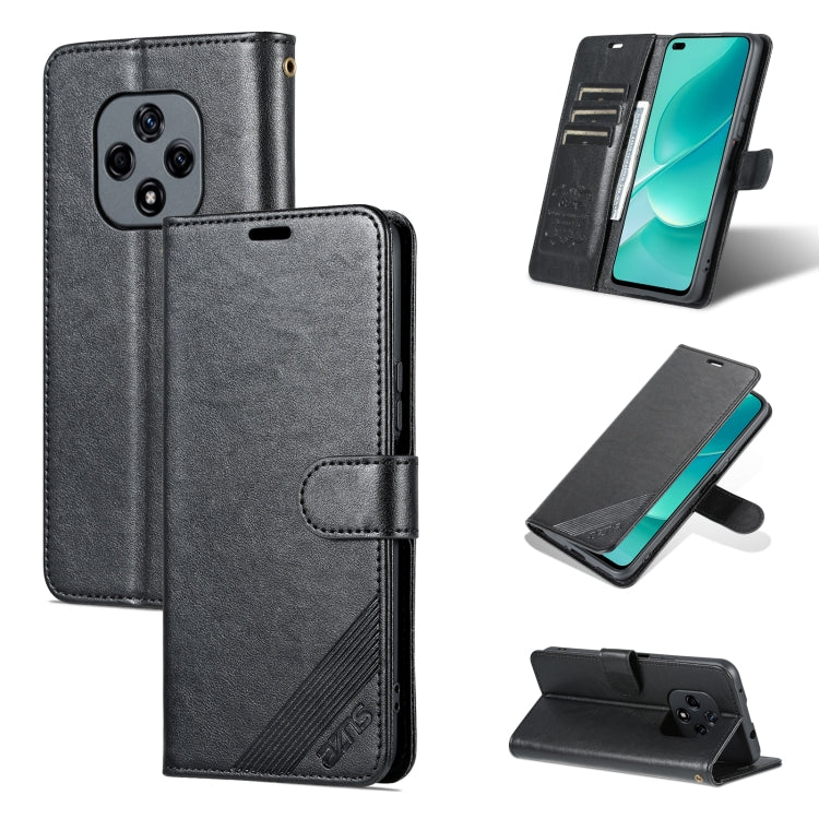 For Huawei Nova 9Z 5G AZNS Sheepskin Texture Flip Leather Phone Case