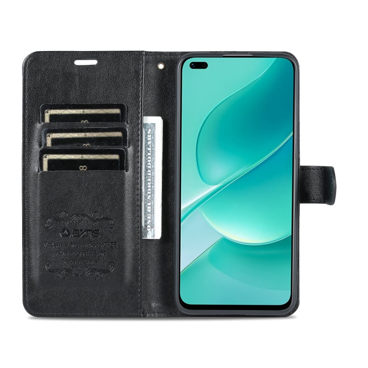 For Huawei Nova 9Z 5G AZNS Sheepskin Texture Flip Leather Phone Case
