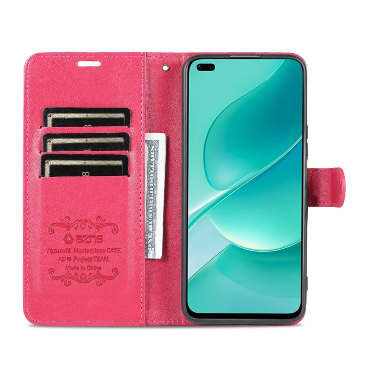 For Huawei Nova 9Z 5G AZNS Sheepskin Texture Flip Leather Phone Case