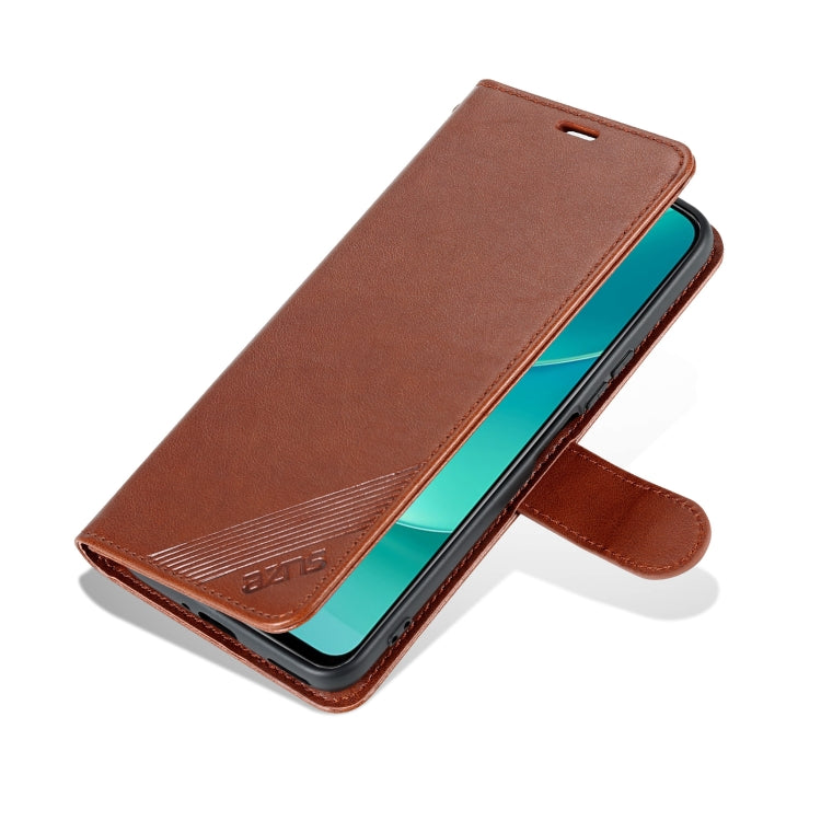 For Huawei Nova 9Z 5G AZNS Sheepskin Texture Flip Leather Phone Case