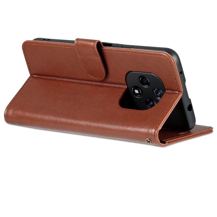 For Huawei Nova 9Z 5G AZNS Sheepskin Texture Flip Leather Phone Case
