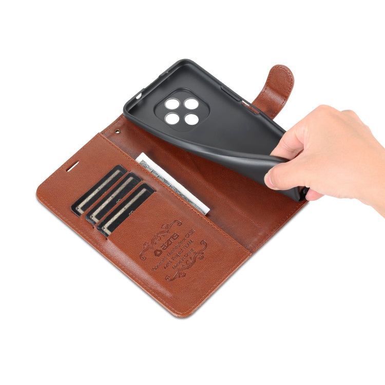 For Huawei Nova 9Z 5G AZNS Sheepskin Texture Flip Leather Phone Case