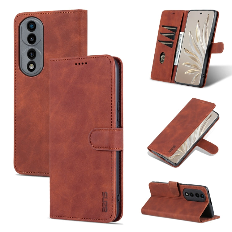 For Honor 70 AZNS Skin Feel Calf Texture Flip Leather Phone Case
