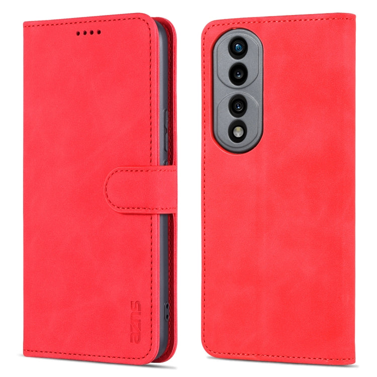 For Honor 70 Pro AZNS Skin Feel Calf Texture Flip Leather Phone Case