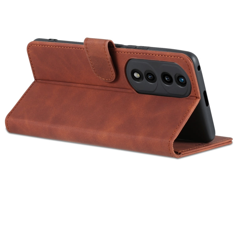 For Honor 70 Pro AZNS Skin Feel Calf Texture Flip Leather Phone Case