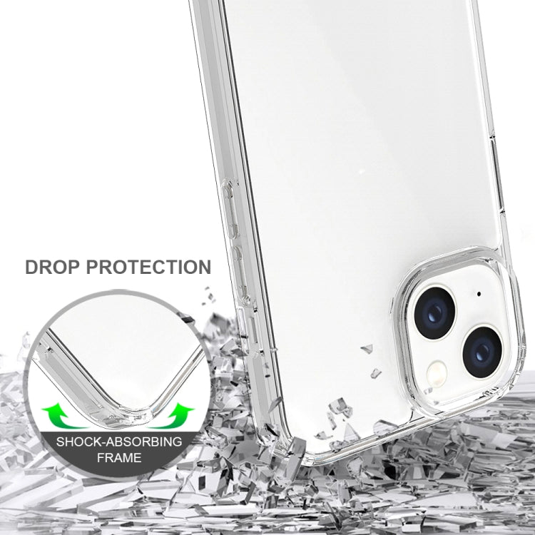 For iPhone 14 Shockproof Scratchproof TPU + Acrylic Phone Case