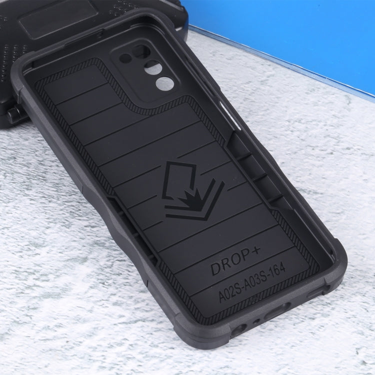 For Samsung Galaxy A03s / A02s 164mm Non-slip Shockproof Armor Phone Case
