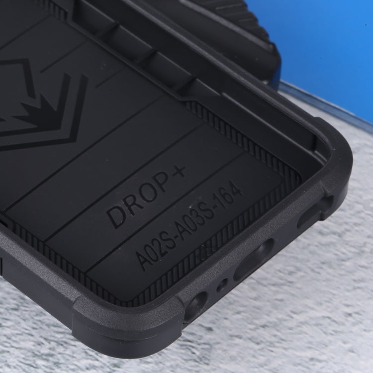 For Samsung Galaxy A03s / A02s 164mm Non-slip Shockproof Armor Phone Case