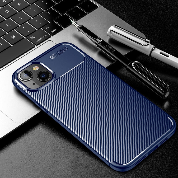For iPhone 14 Pro Carbon Fiber Texture TPU Phone Case