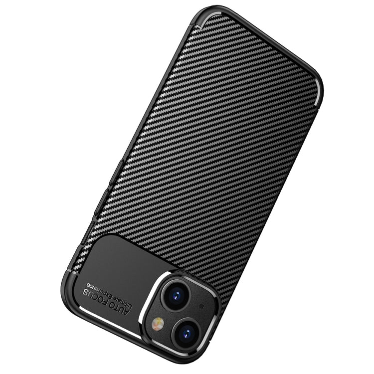 For iPhone 14 Pro Carbon Fiber Texture TPU Phone Case