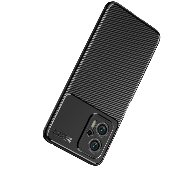 For Xiaomi Redmi Note 11T Pro Carbon Fiber Texture TPU Phone Case