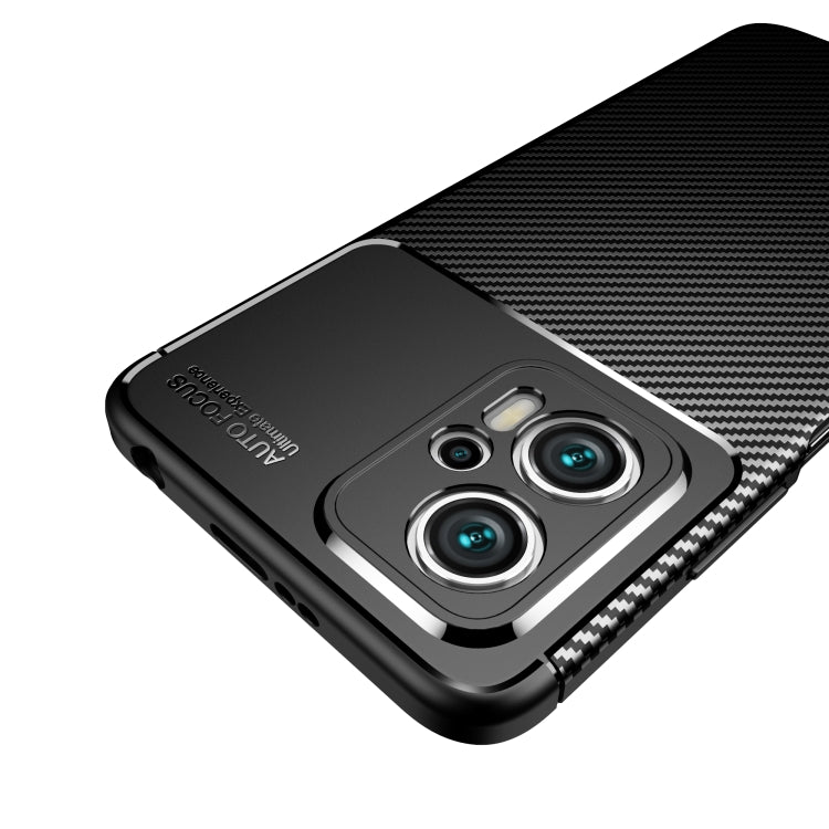 For Xiaomi Redmi Note 11T Pro Carbon Fiber Texture TPU Phone Case