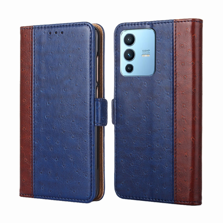 For vivo S12 Pro / V23 Pro Ostrich Texture Horizontal Flip Leather Case